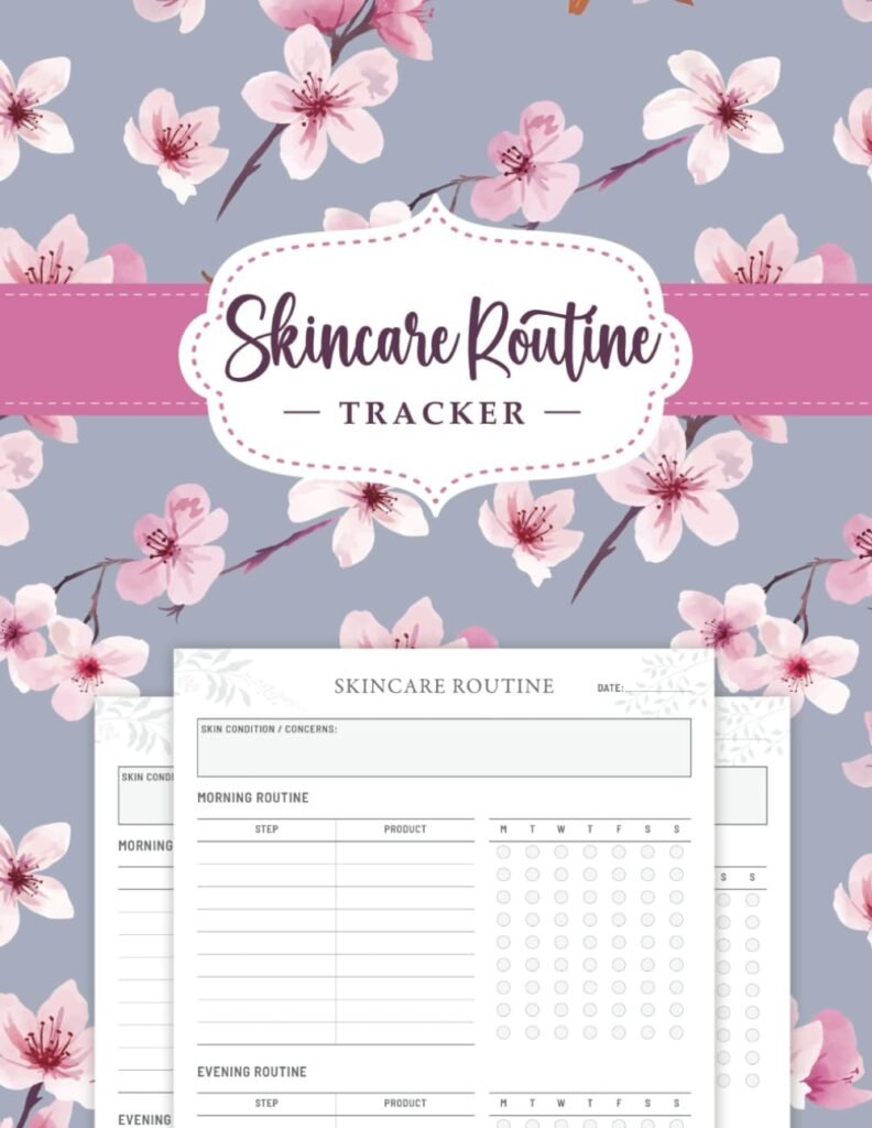 Skincare Routine Tracker: 120-Page Morning and Evening Beauty Planner Journal for Radiant Skin Health      Paperback – November 4, 2024