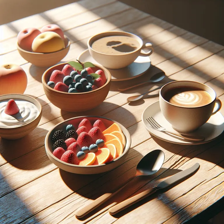 Healthy Breakfast Foods Fruits, Yogurt, Coffee, and More